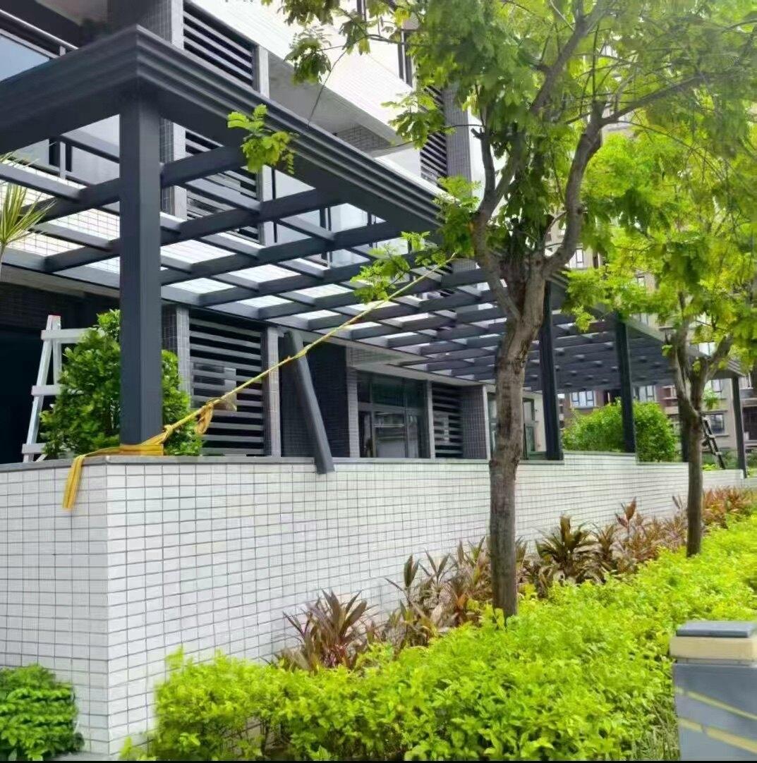 玻璃雨棚 玻璃雨棚