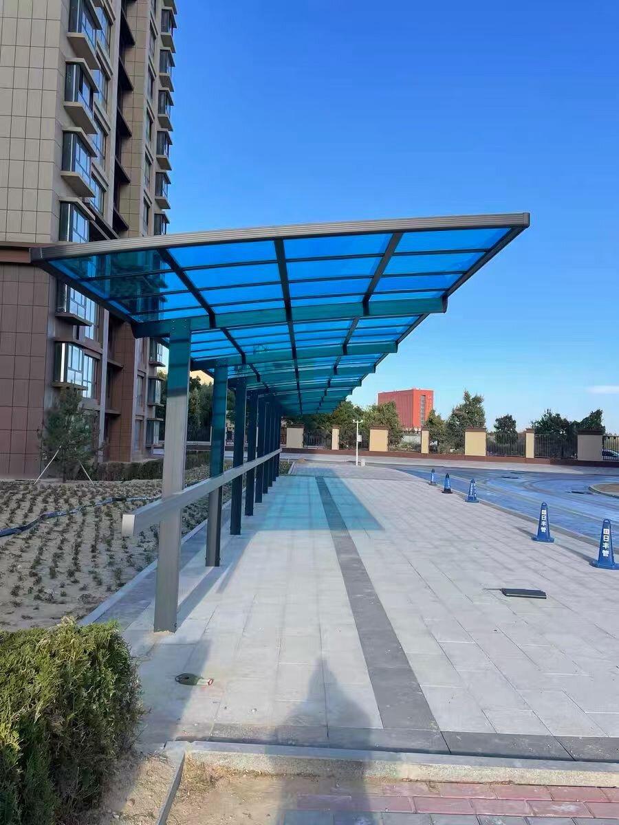 儋州新建小区电动车雨棚 儋州新建小区电动车雨棚