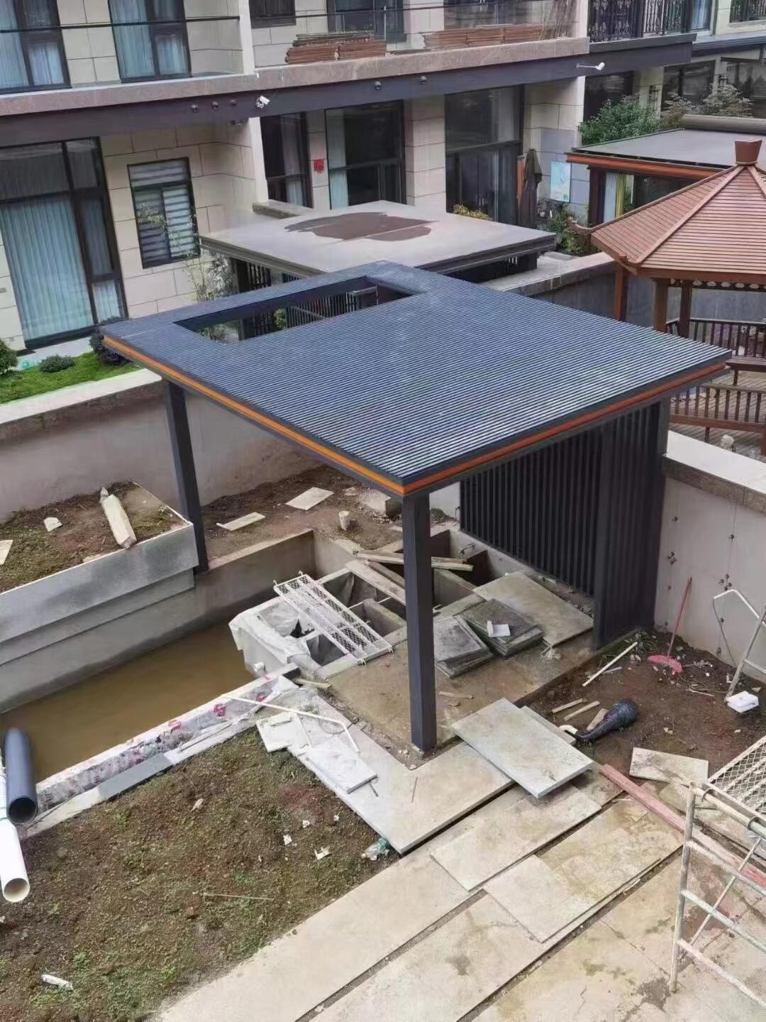 别墅庭院景观雨棚