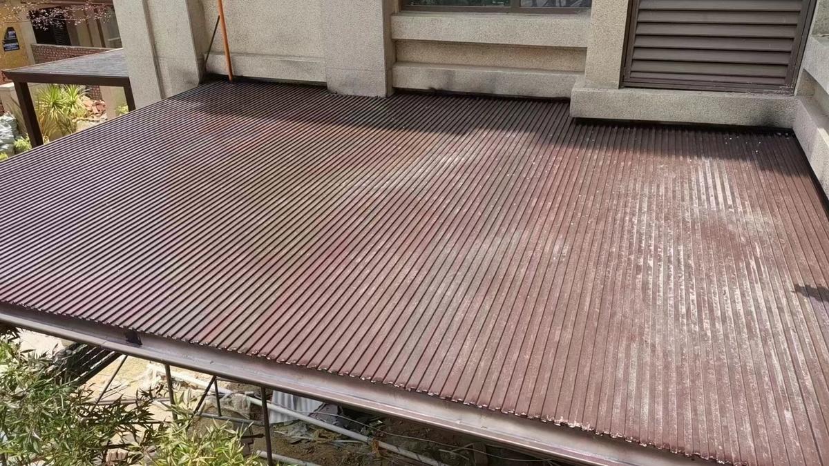 海口别墅庭院长城隔热板雨棚