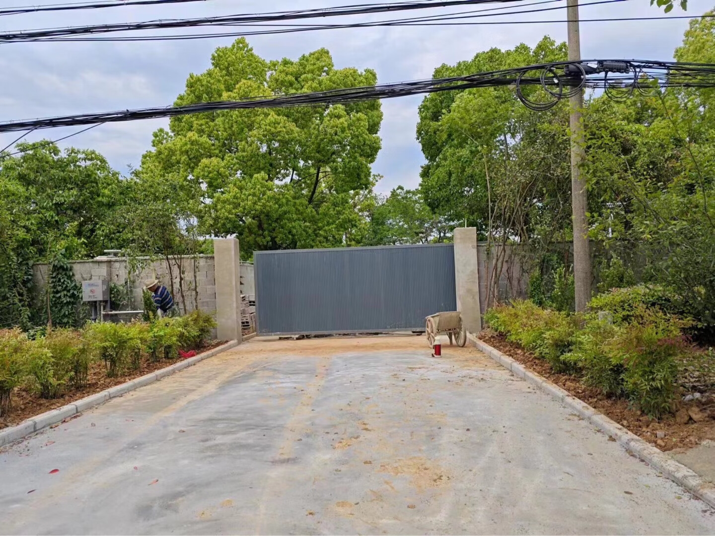 厂区长城板平移大门