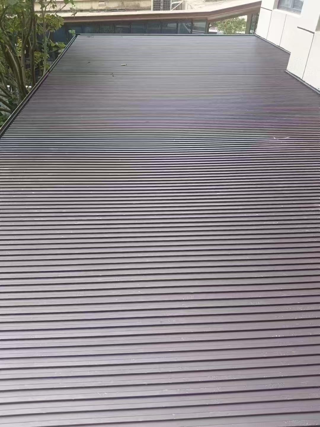 金属隔热板雨棚 金属隔热板雨棚