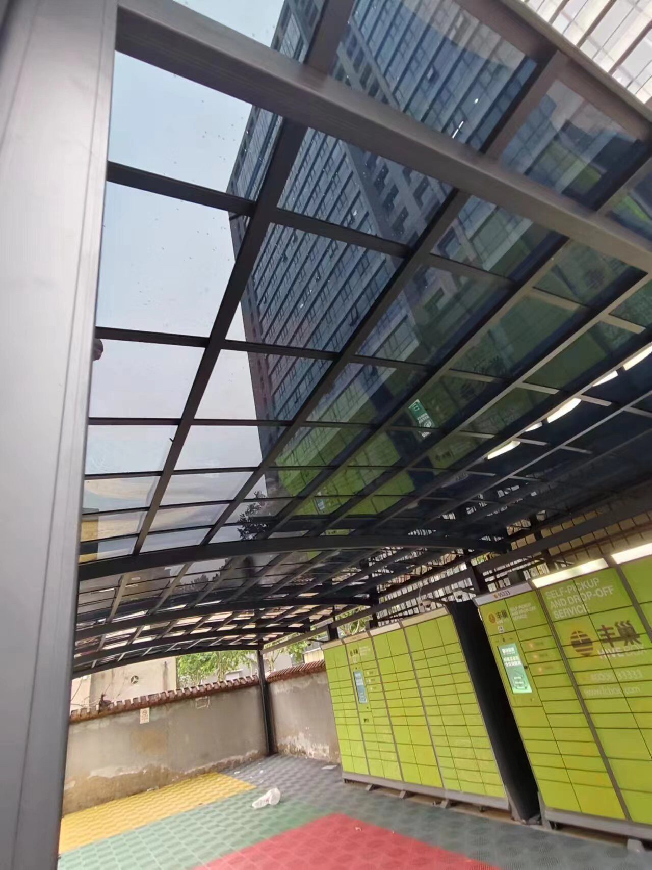 海口快递柜雨棚