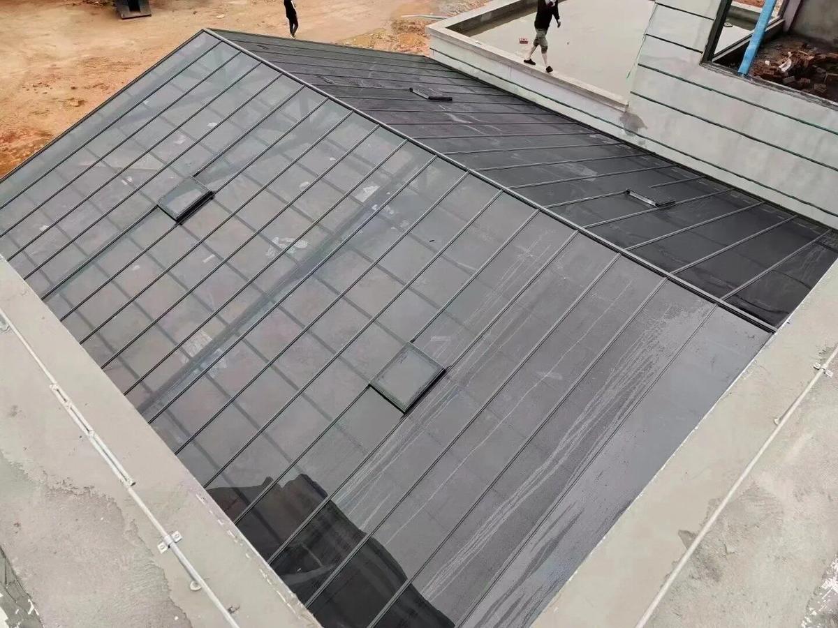 海口市工业园区大跨度钢结构耐力板雨棚