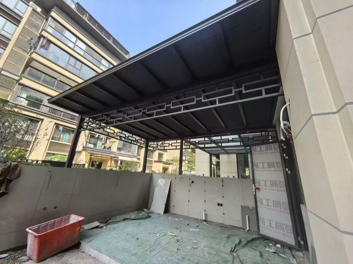 隔热长城板雨棚批发