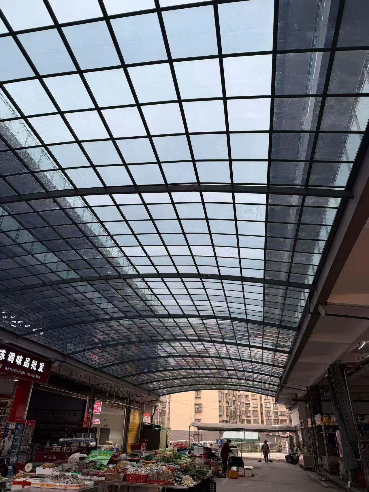 海南农贸市场大型商用雨棚