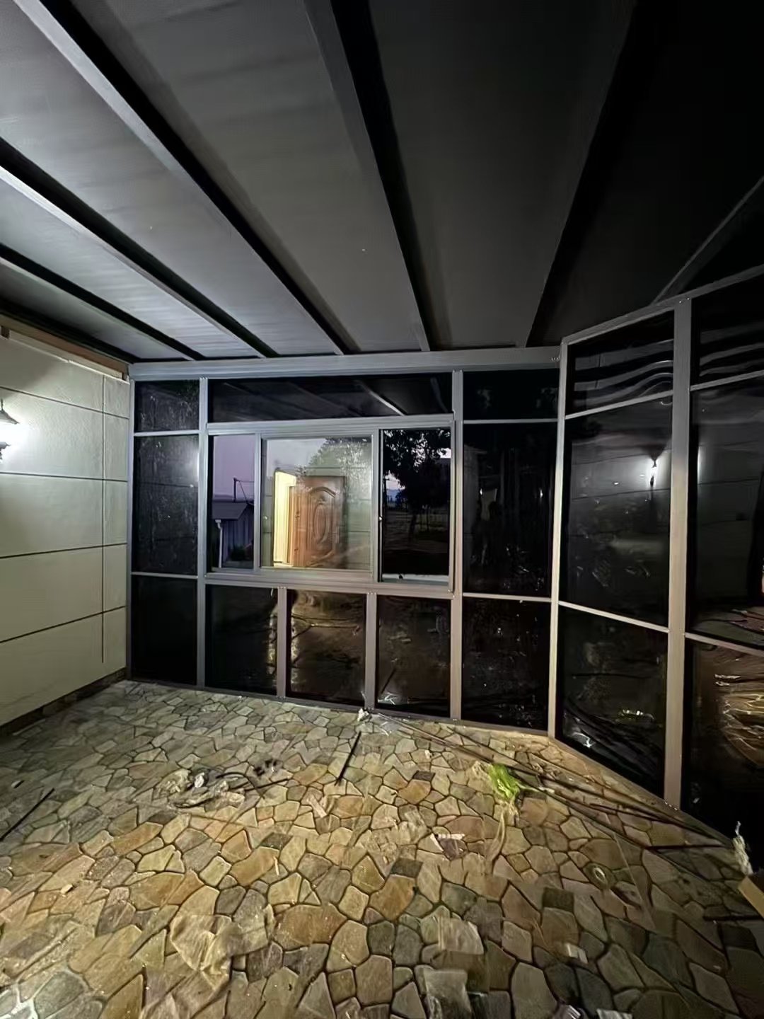 铝合金雨棚改造