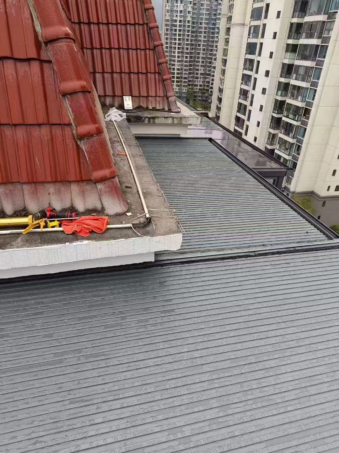 海南长城板雨棚